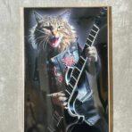 "Rockstar Kedi" Kanvas Tablo – 94x64 cm - Image 2