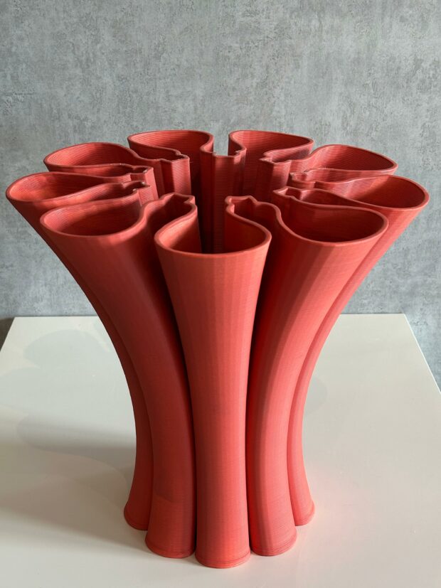 Modern Petal Formlu Seramik Vazo – 77x76x40 cm - Image 8