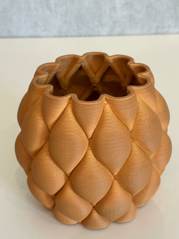 Modern Dokunuş, Zamansız Tasarım Seramik Dekoratif Vazo Serisi 16x16x15 cm - Image 2