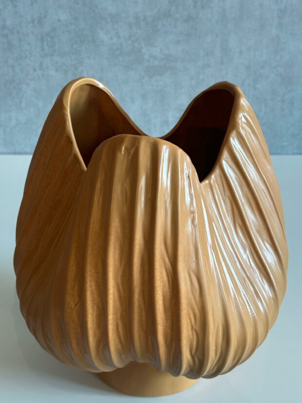Lale Formlu Modern Seramik Dekoratif Vazo / Saksı – 31x31x16 cm - Image 7