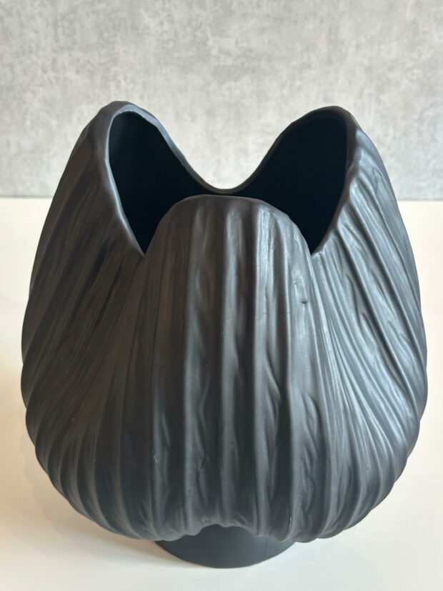 Lale Formlu Modern Seramik Dekoratif Vazo / Saksı – 31x31x16 cm - Image 11