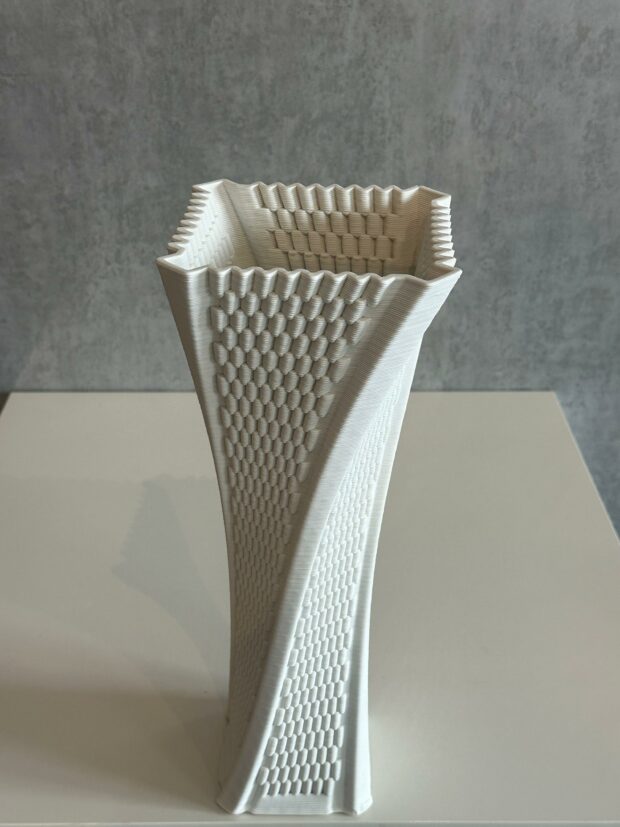 Modern Dokulu Dekoratif Vazo Seti (15x15x36 cm) – 4 Renk Seçeneği - Image 8