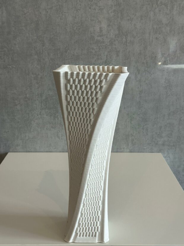 Modern Dokulu Dekoratif Vazo Seti (15x15x36 cm) – 4 Renk Seçeneği - Image 9
