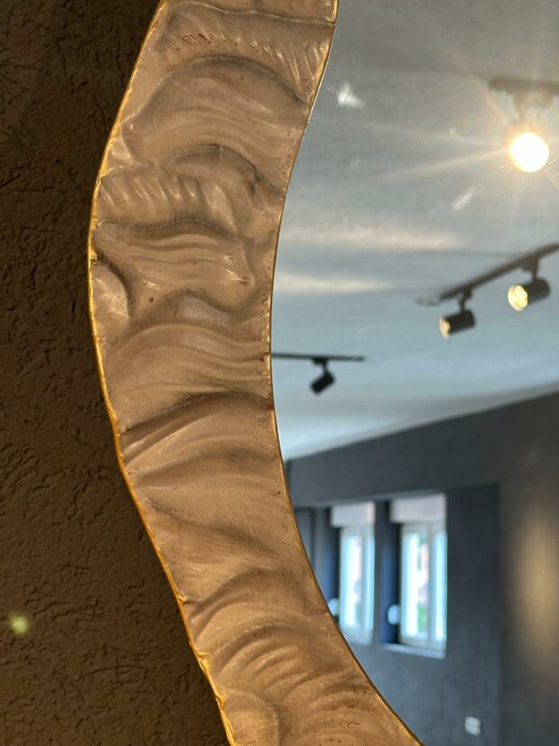 Dalgalı Formlu Kum Doku Ayna – 54x78x6 cm - Image 3