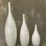 Doğal Doku Efektli Modern Vazo Seti – 20” / 30” / 40” - Image 4