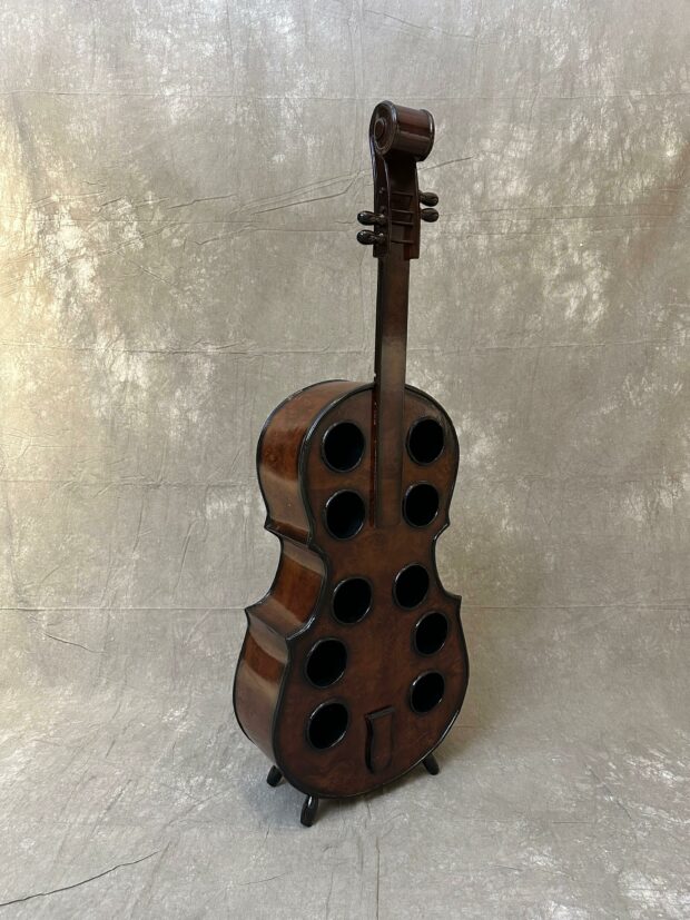 Viyola Formlu Ahşap Şaraplık – 49 x 18 x 137 cm - Image 2