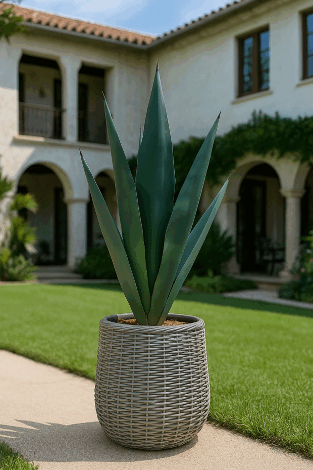 Yapay Sisal Yapraklı Dekoratif Bitki – 115 x 35 cm
